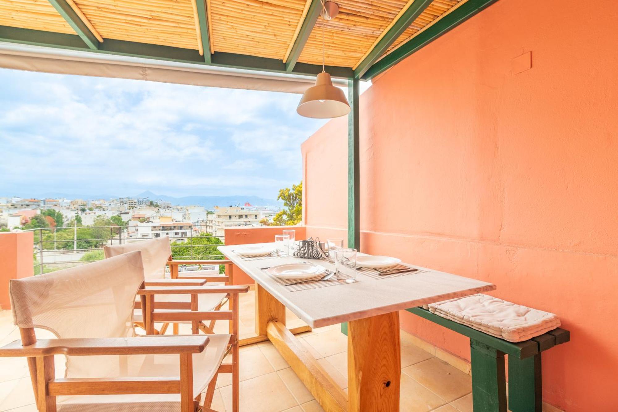 City Loft Near The Airport With Seaview Heraklion  ภายนอก รูปภาพ