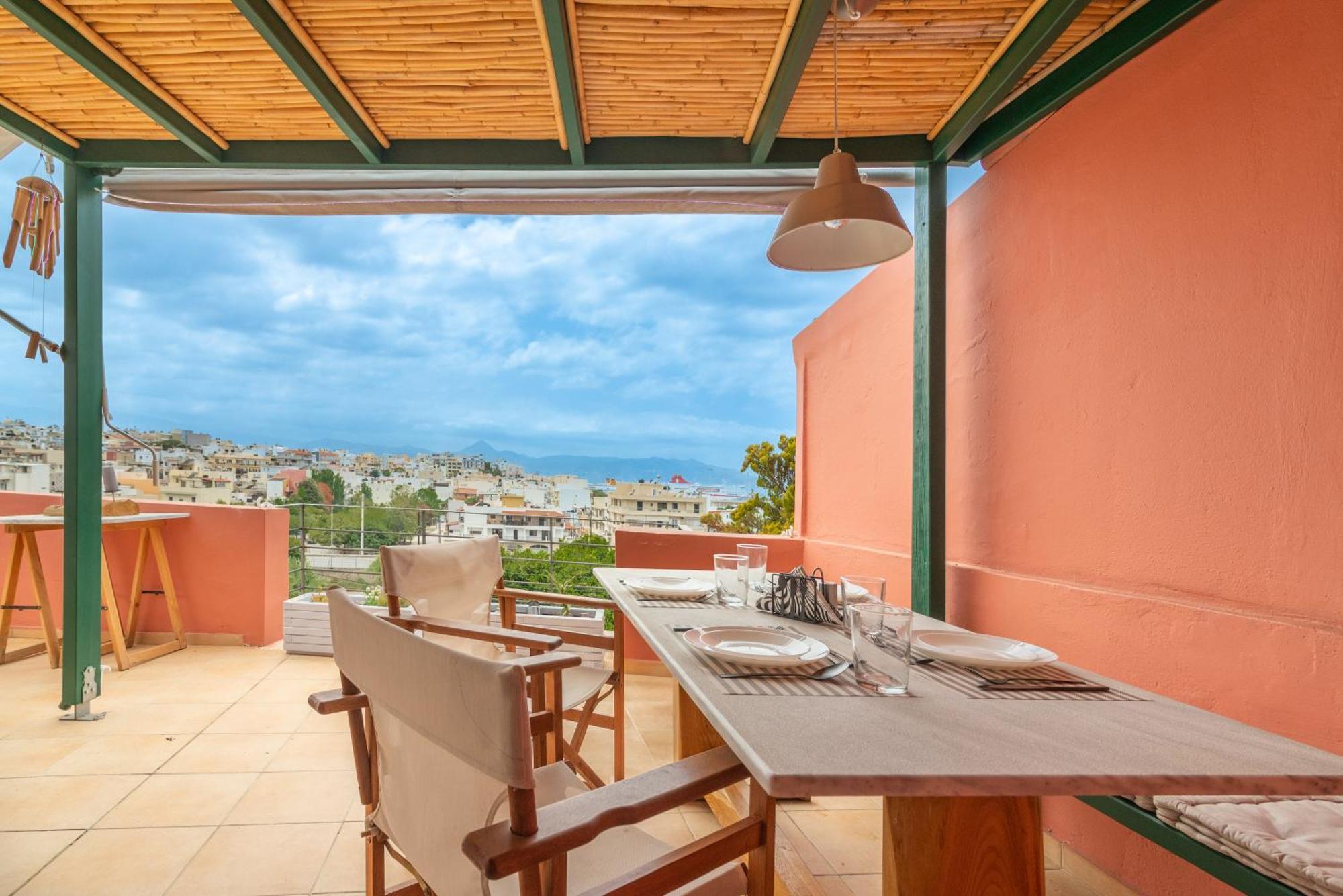 City Loft Near The Airport With Seaview Heraklion  ภายนอก รูปภาพ