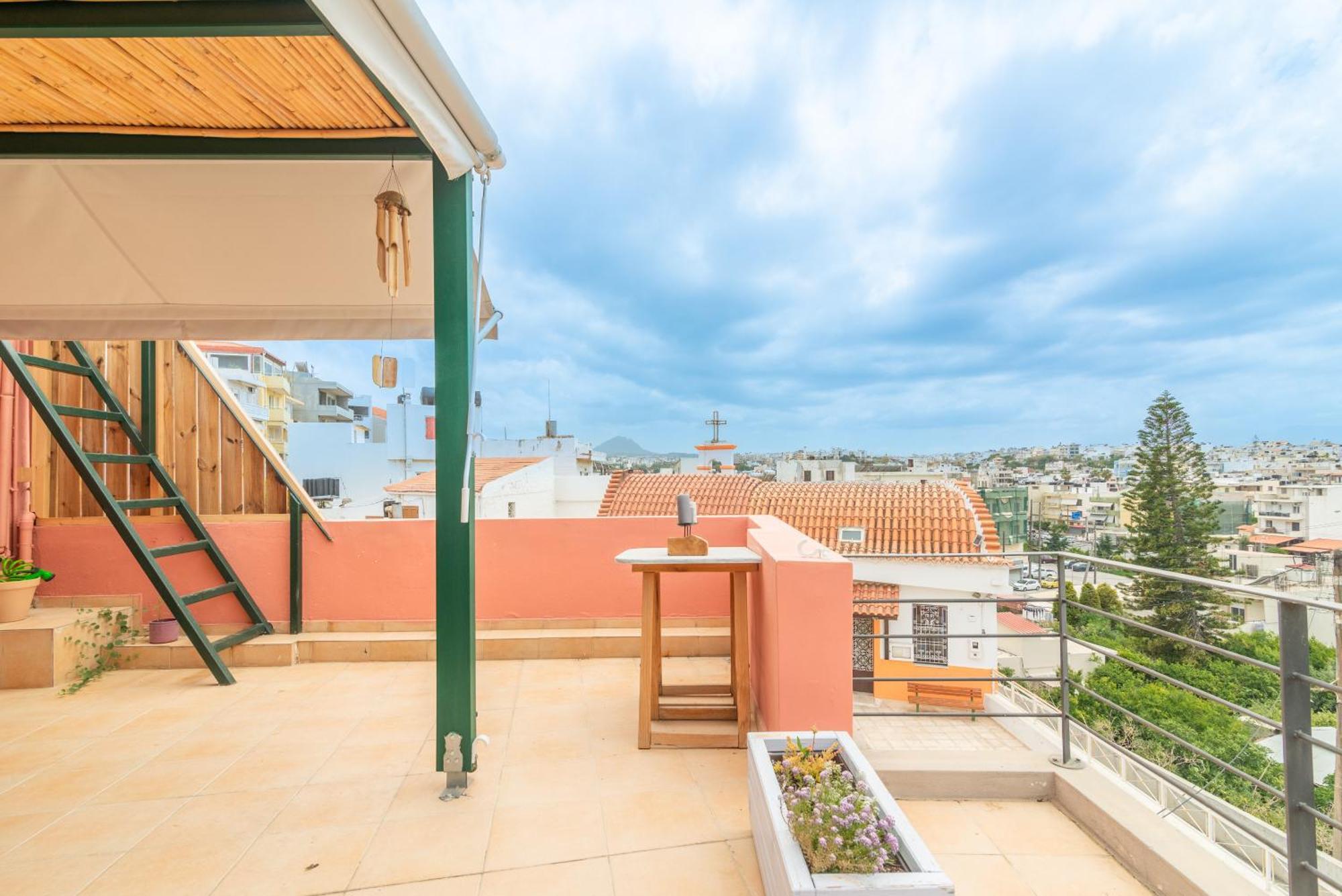 City Loft Near The Airport With Seaview Heraklion  ภายนอก รูปภาพ